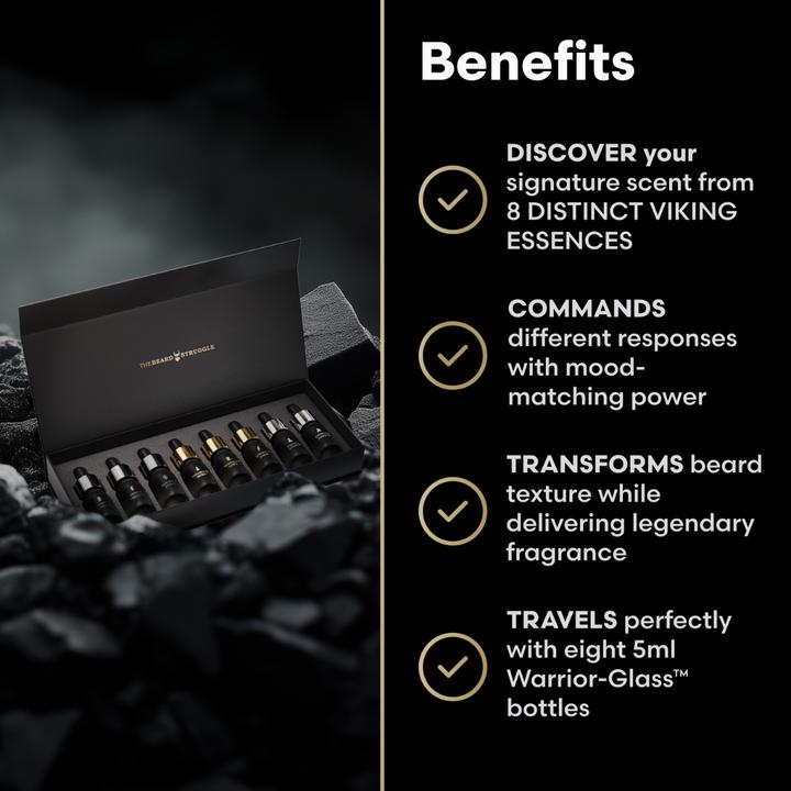 Actual product image The Beard Struggle Beard Oil Sampler Kit (40 ml)