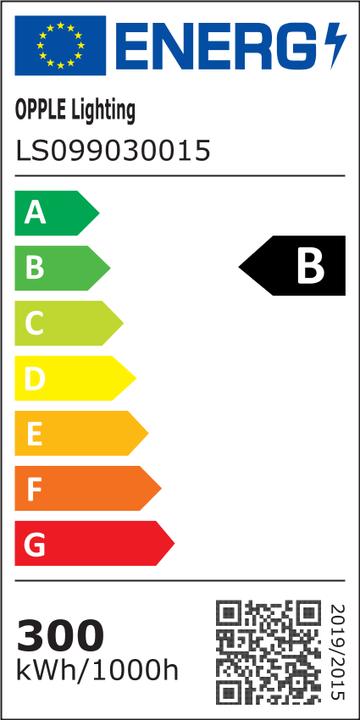 Energy Label Opple LED indoor floodlight (54000 lm)