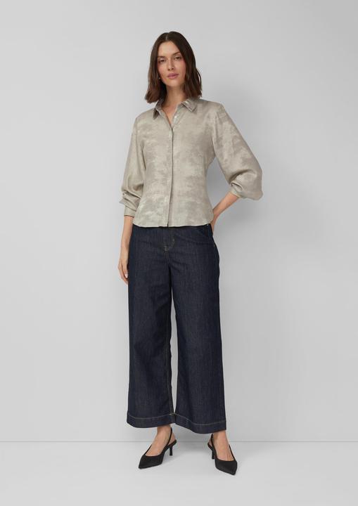 Immagine prodotto s.Oliver Bluse Langarm-Bluse mit verdeckter Knopfleiste und Hemdkragen (46)