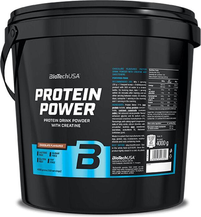 Biotech USA Protein Power (Schokolade, 1 x, 4000 g)