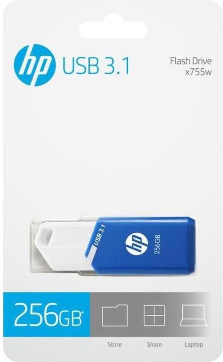 Actual product image HP USB flash drive 3.1 x755w 256 GB (256 GB, USB-A, USB 3.1)