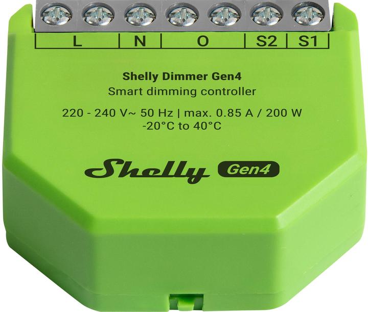 Actual product image Shelly Dimmer Gen4 (Dimming actuator)