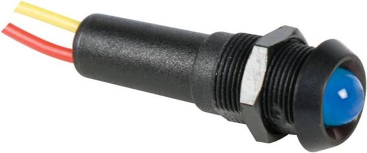 Image du produit Velleman Voyant LED Bleu 12v - Boitier Noir