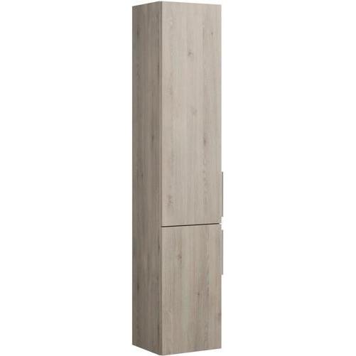 burgbad, Badezimmerschrank, Eqio Hochschrank mit 2 Türen und 1 Innenschublade, Türanschlag links, 1760 x 350 mm