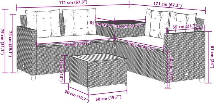 Produktbild vidaXL Conner