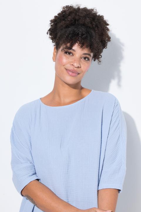 Immagine prodotto Miamoda Bluse, oversized, Musselin, 3/4-Ärmel (46, 48)