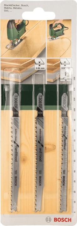 Produktbild Bosch Professional Zubehör 3tlg. Stichsägeblatt-Set Einno