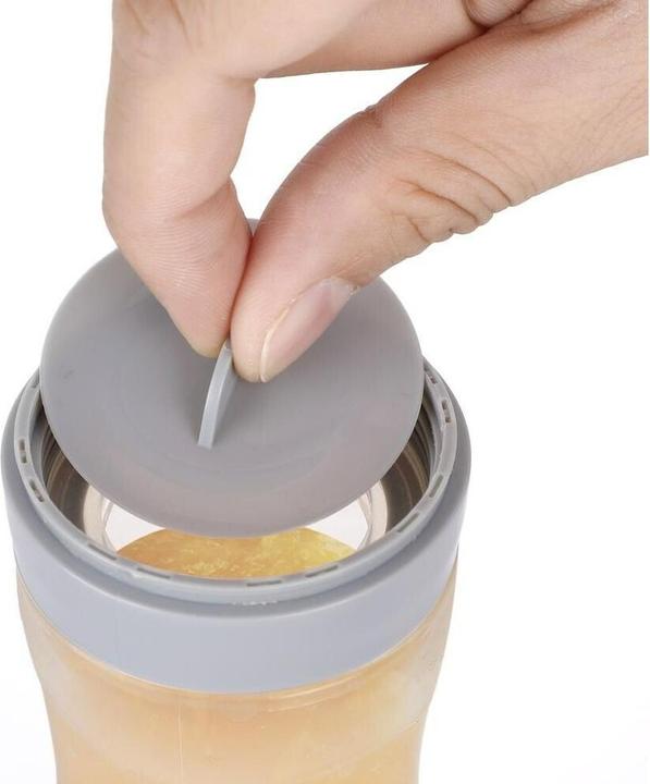 Produktbild Haakaa Squeeze Fütter-Flasche mit Löffel (120 ml)