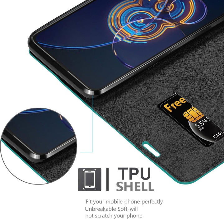Produktbild Cadorabo Book Invis. Magnet Hülle (Asus Zenfone 8 Flip)