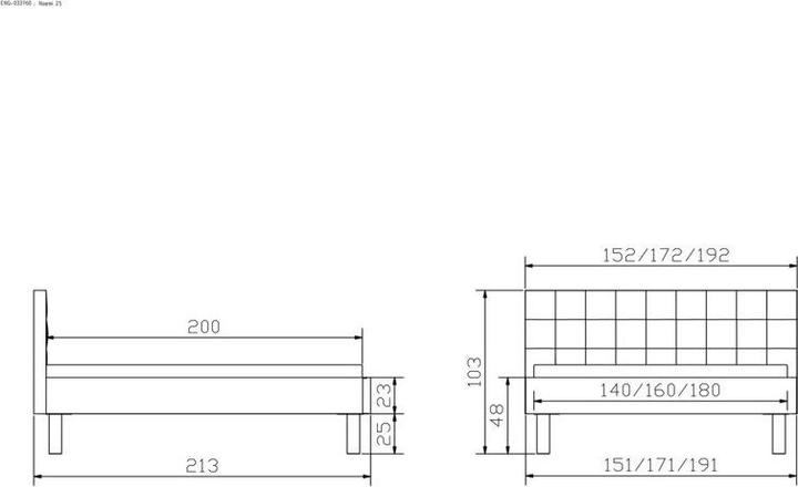 Image du produit Hasena Noemi 25 (140 x 200 cm)