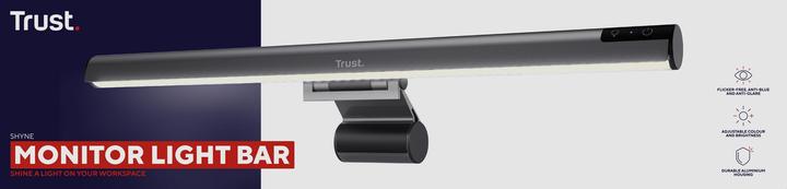 Image du produit Trust Barre d'éclairage pour écran LED Shyne - Noir