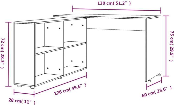 Produktbild vidaXL Imani (60 x 130 x 75 cm)