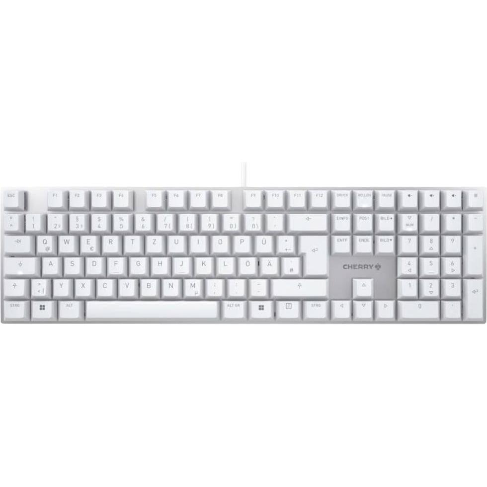 CHERRY KC 200 MX (DE, Kabelgebunden), Tastatur, Weiss