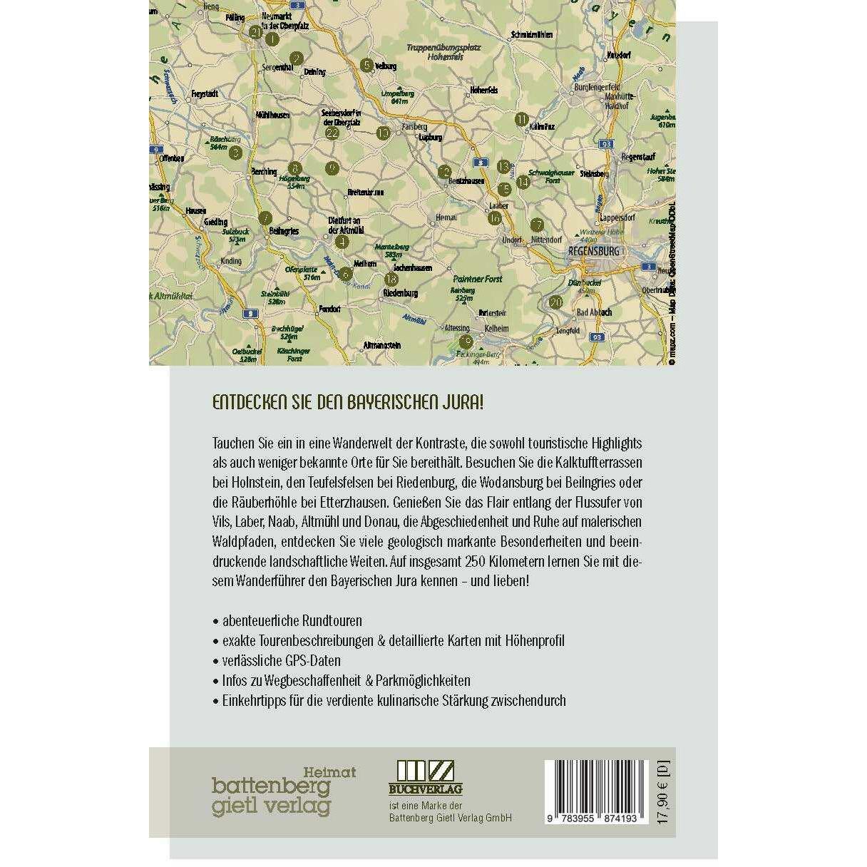 Thumbnail - Genusswandern Bayerischer Jura, Ratgeber von Martin Ehrensberger