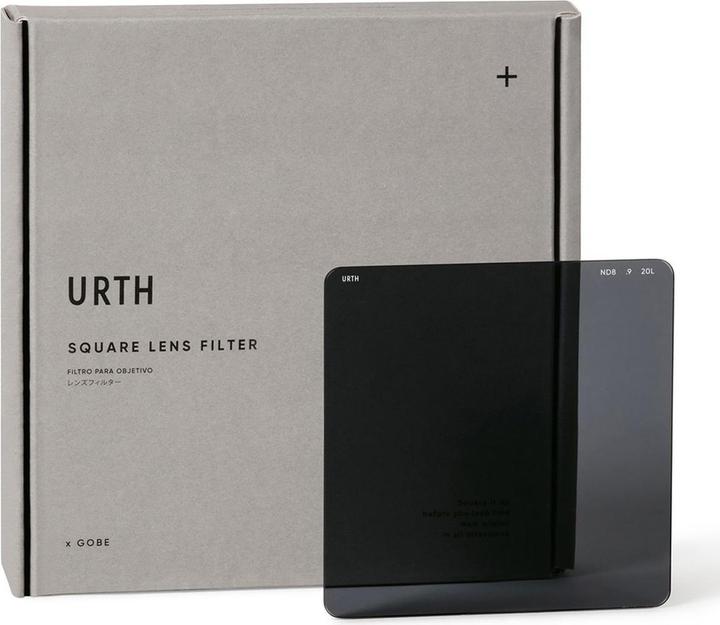 Produktbild Urth 100 x 100mm ND8 (3 Stop) Filter (Plus+) (ND- / Graufilter, 100 mm)