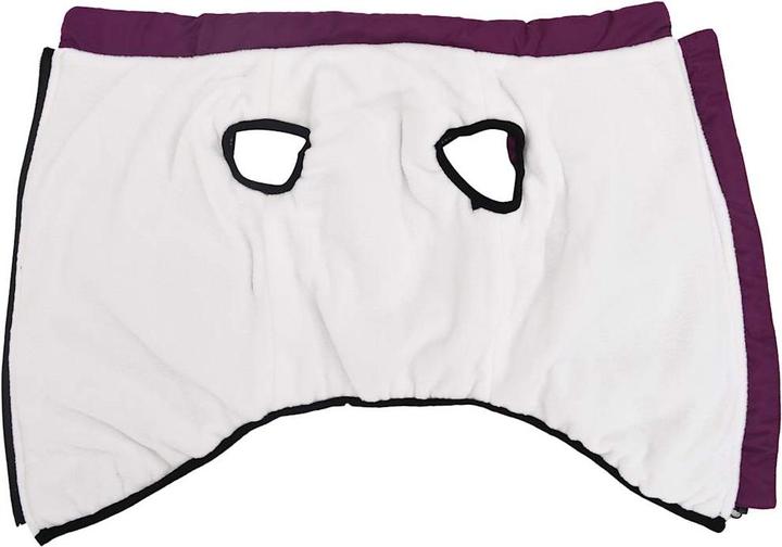 Actual product image vidaXL Dog coat with harness Waterproof Reflective Purple (52, Dog coat)