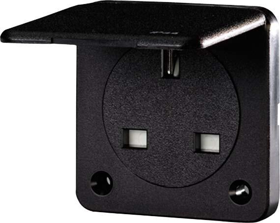 Actual product image Mennekes MEN 10713 Schuko surface-mounted socket outlet 13A black