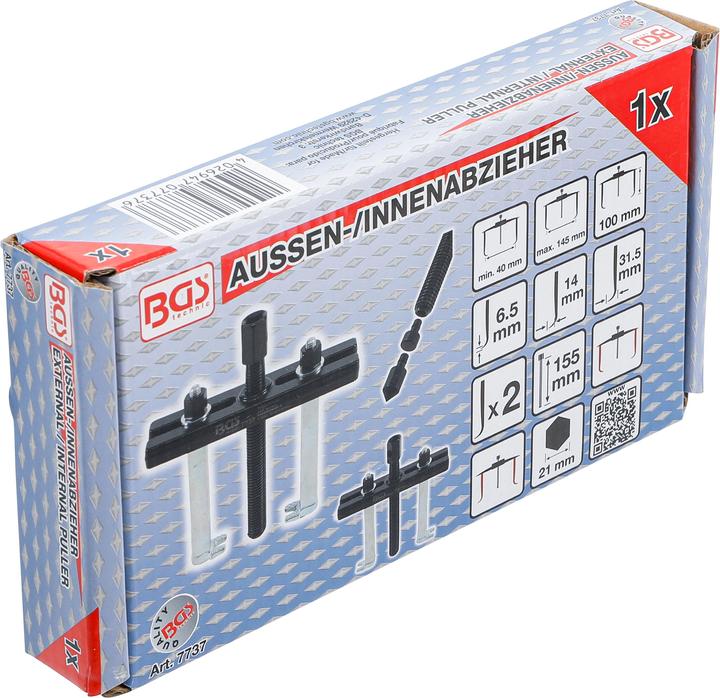 Produktbild BGS Aussen-/Innenabzieher, 2-armig 40 - 145 mm / 70 - 170 mm