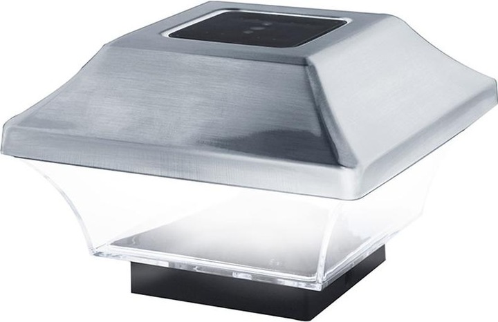 Produktbild EZ Solar Zaunpfostenleuchte Solar, Edelstahl (IP44)