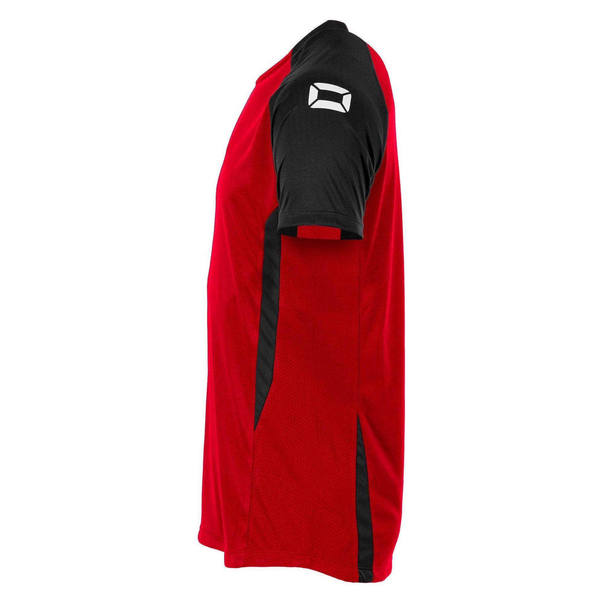 Stanno, Unisex, Sportshirt, Stadio (140, 146, 152, 158, 164), Rot, Schwarz, 140, 152, 164, 146, 158