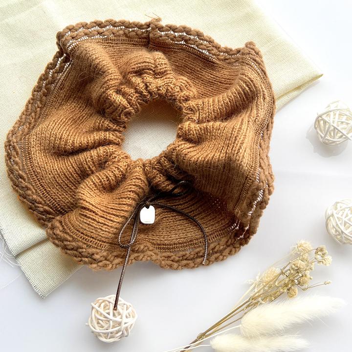Immagine prodotto Avizar Haargummi mit gestricktem Muster Cornelia (Elastico per capelli)