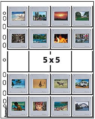 Hama Dia-Hüllen Format 5x5cm 25 Stück (31 x 25 cm)