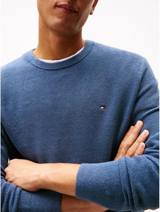 Produktbild Tommy Hilfiger Einfacher Struktur-Crewneck-Pullover (S)