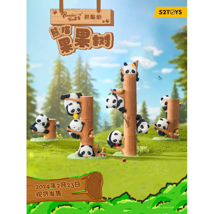 52Toys PANDA ROLL Fruit Tree Climbing Series 1pz Assortimento