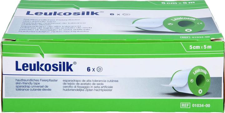 Produktbild BSN LEUKOSILK 5MX5CM, 6 St PFL (6 x)