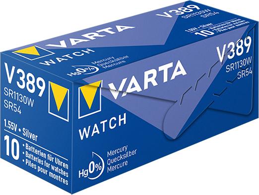 Produktbild Varta Watch V389 (1 Stk., SR54, 81 mAh)