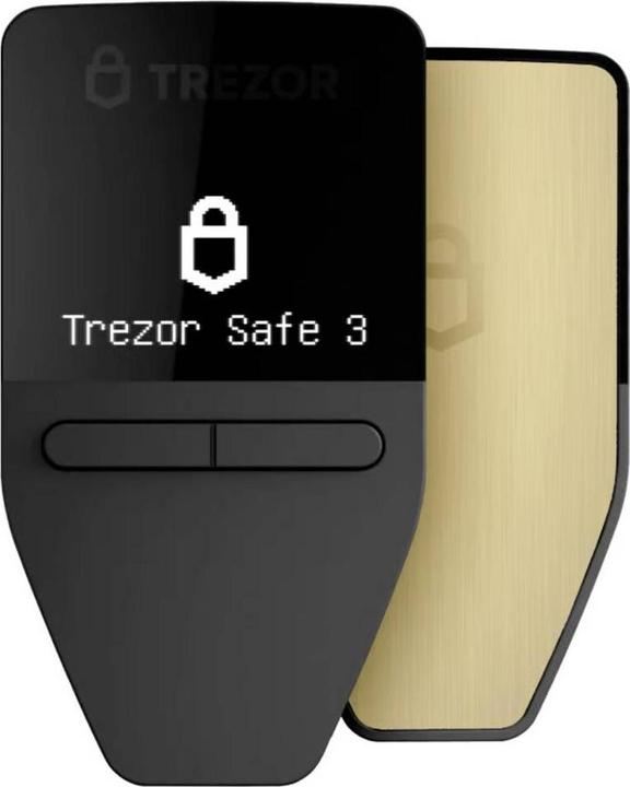 Actual product image Trezor Safe 3 - Solar Gold
