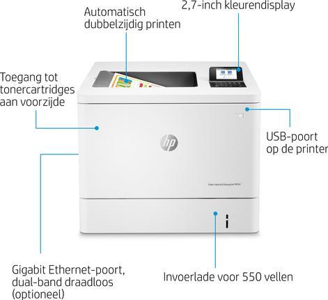 Actual product image HP Color LaserJet Enterprise M554dn (Laser, Colour)