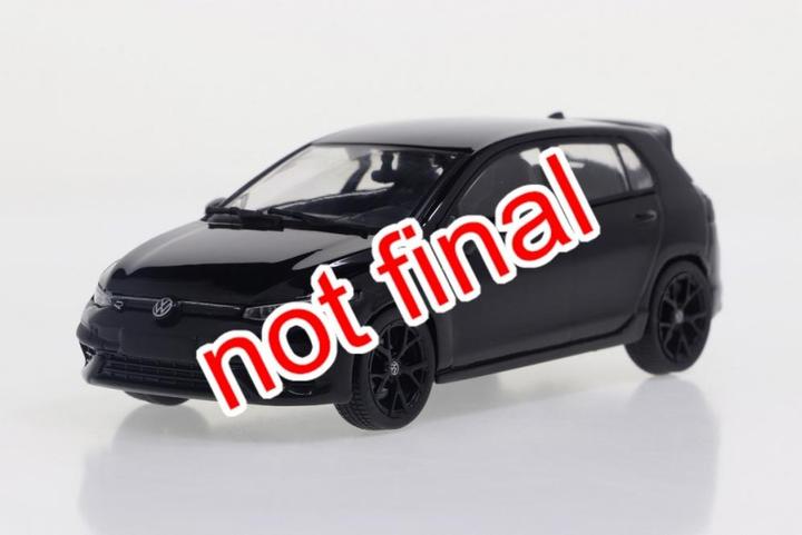 Productafbeelding Solido 1:43 VW Golf VIII R 2022 zwart