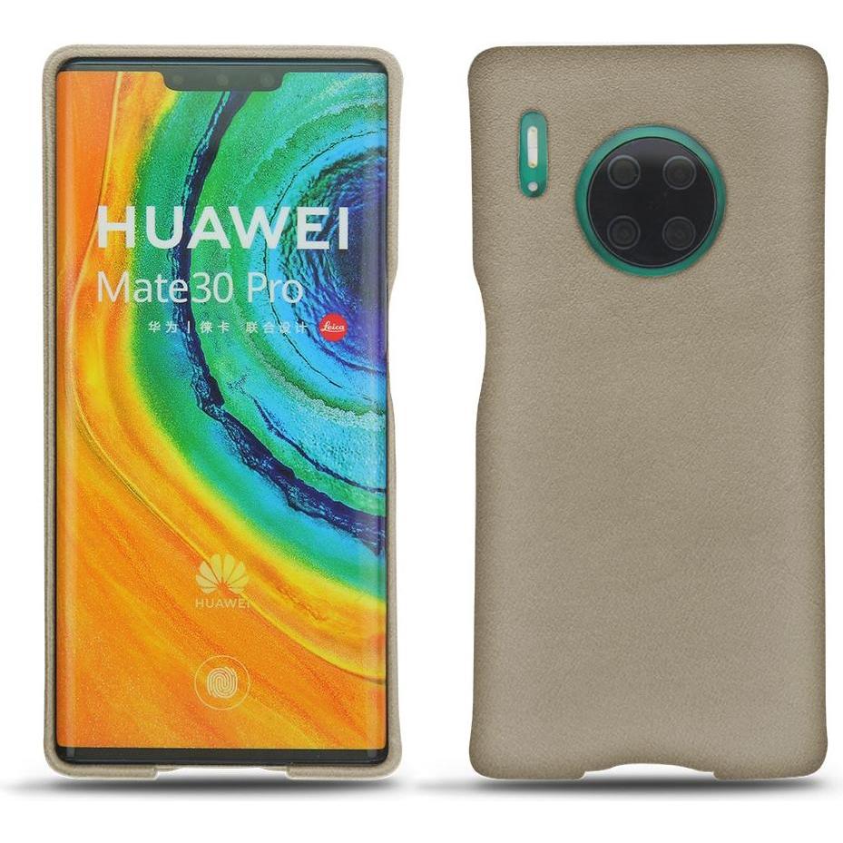 Noreve Lederschutzhülle (Huawei Mate 30 Pro), Smartphone Hülle, Beige