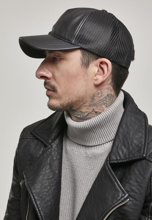 Produktbild Flexfit Synthetic Leather Trucker (One Size)