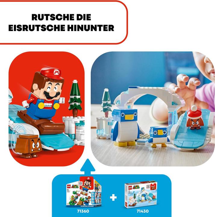 Productafbeelding LEGO 71430 Sneeuwavontuur met de familie pinguïn - uitbreidingsset (71430, LEGO Super Mario)