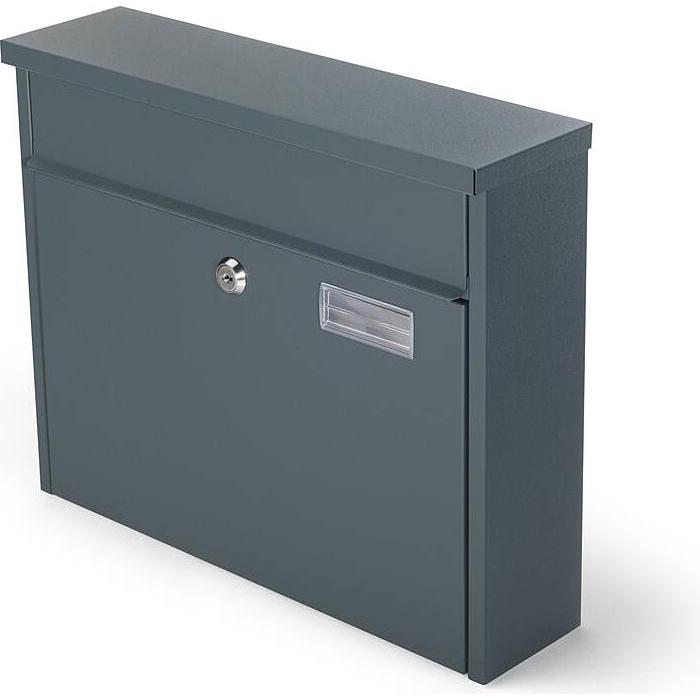 SafePost, Briefkasten, 967 Briefkasten anthrazit RAL7016 matt