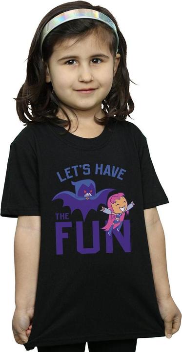 Image du produit - T-shirt TEEN TITANS GO LET'S HAVE THE FUN - Fille (140, 146)