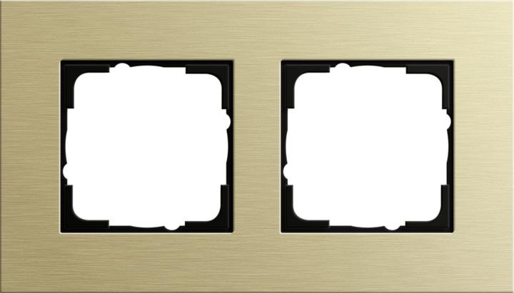 Productafbeelding Gira Afdekraam 2-voudig licht goud 0212217