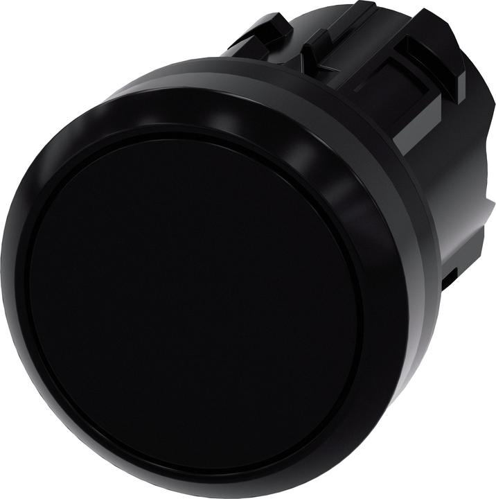 Produktbild Siemens Pushbutton, 22mm, round, plastic, black