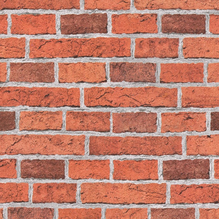 Actual product image A.S. Création Dekora Nature 6 Oxide Red, Red Orange, Telegrey (53 x 1000 cm)