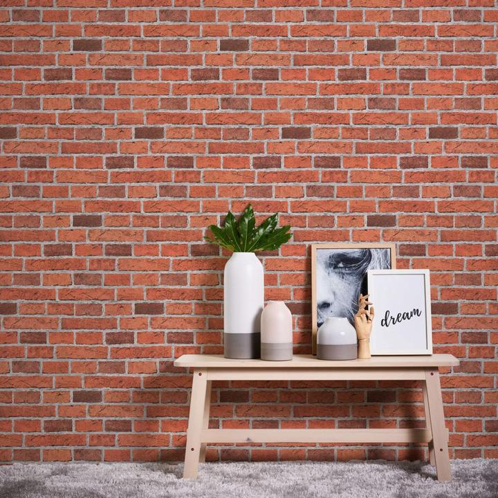 Immagine prodotto A.S. Création Dekora Nature 6 Rosso Ossido, Rosso Arancio, Telegrigio