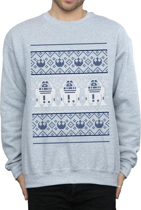 Immagine prodotto Star Wars Christmas R2-D2 Fair Isle Felpa Uomo (XL)