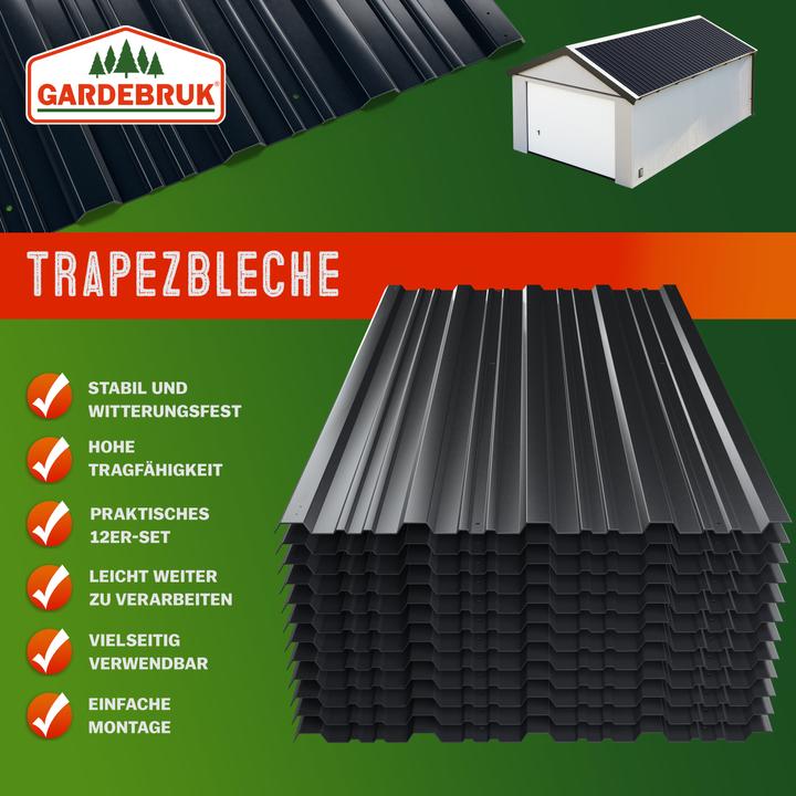 Actual product image Deuba Trapezoidal sheet metal