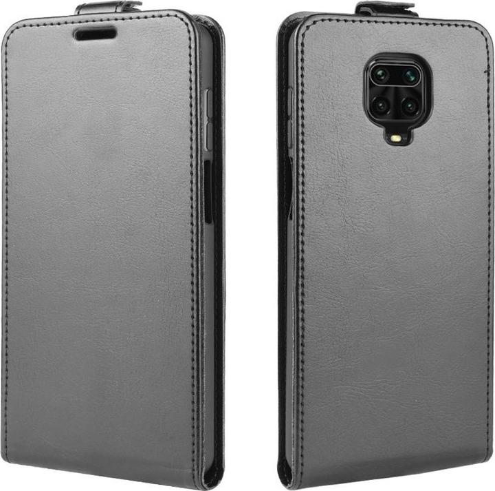 Produktbild Cover-Discount Xiaomi Redmi Note 9 Pro - Klassisches Flip Case vertikal schwarz (Xiaomi Redmi Note 9 Pro Max, Xiaomi Redmi Note 9 Pro, Xiaomi Redmi Note 9S)