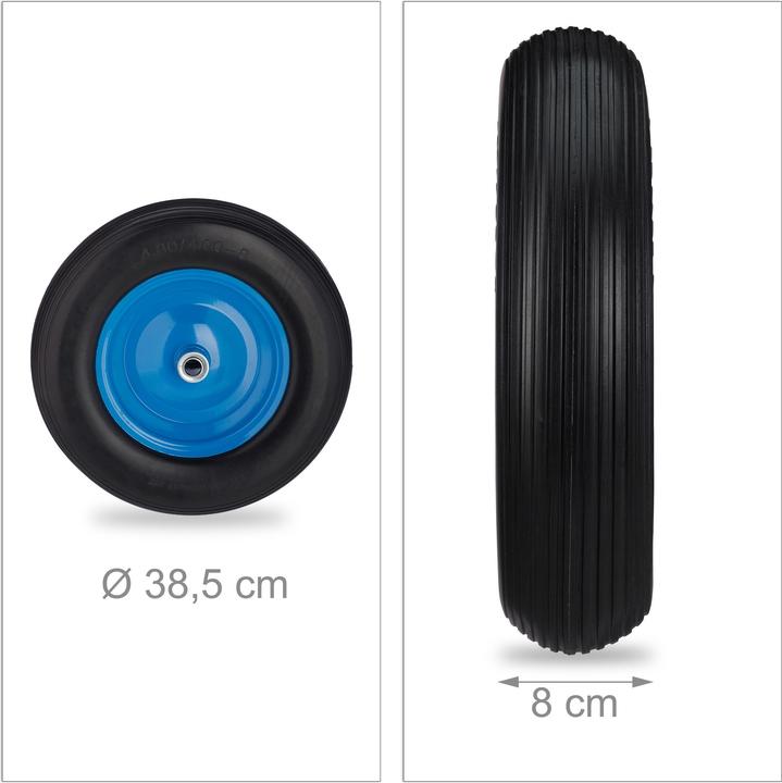 Actual product image Relaxdays Wheelbarrow wheel
