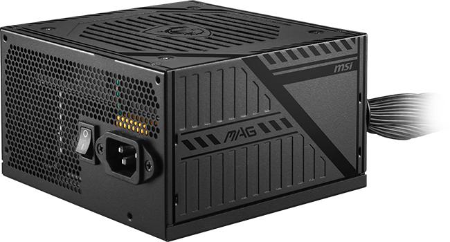Actual product image MSI MAG A650BNL 650 Watt ATX 80+ Bronze power supply 120mm fan (650 W)