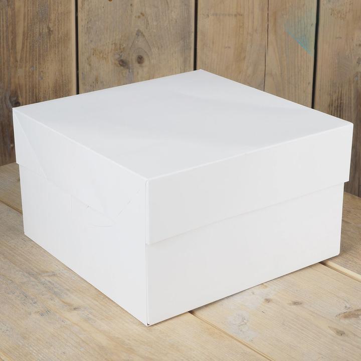 Immagine prodotto FunCakes Scatola per torte - Bianco - 33x33x15cm