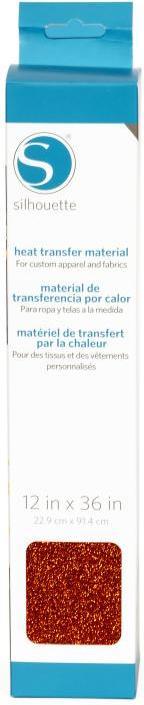 Produktbild Silhouette Aufbügelfolie Glitzer, copper