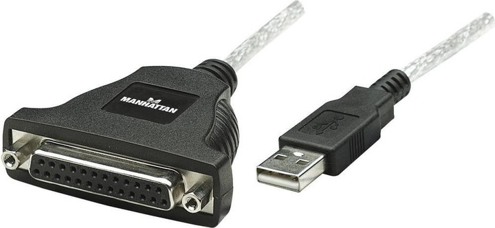 Produktbild Manhattan USB auf Parallel Konverter, 1.8m (1.80 m, Parallel (Drucker))